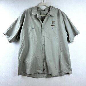 Kongo Gorilla Logo Work Button Shirt Mens Size 3XL American Workwear Mechanic